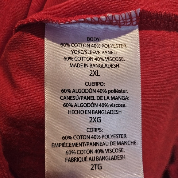 Carolina Hurricanes NHL canes- playoff hockey, Red/grey/white/black, Mens 2XL - Picture 4 of 8